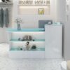 Quầy lễ tân 1m2 phối màu đẹp